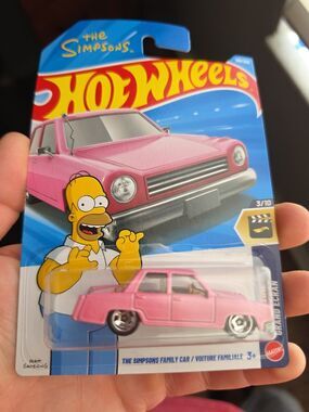 Hot Wheels The Simpsons Family Car — Screen Time 3/10 | Pink | Homer Simpson
